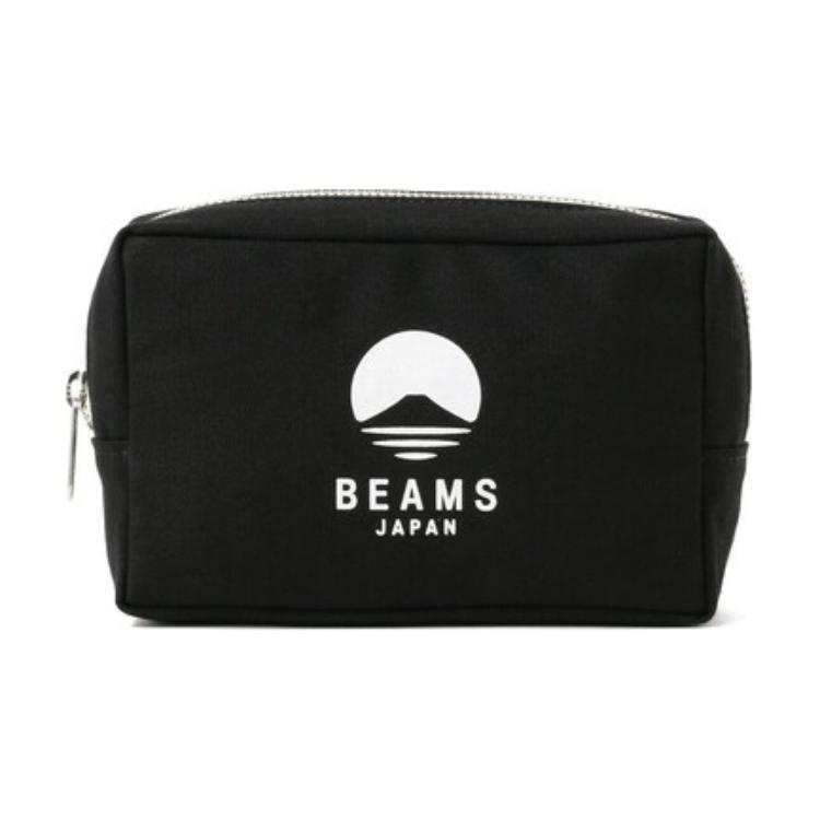 Beams × Evergreen Works, Collaboration Cotton Storage Bag Unisex Black/Marine Blue/Orange