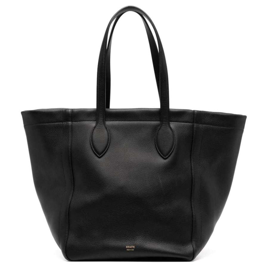 KHAITE Calfskin Handbag Unisex Black