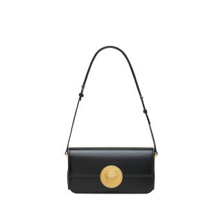 PECO Genuine Leather Niche Premium Shoulder Bag, Crossbody Bag Small Unisex Khaki/Black/Gray