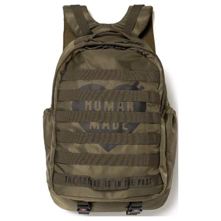 HUMAN MADE HUMAN MADE Nylon Backpack Regular Unisex Army Green