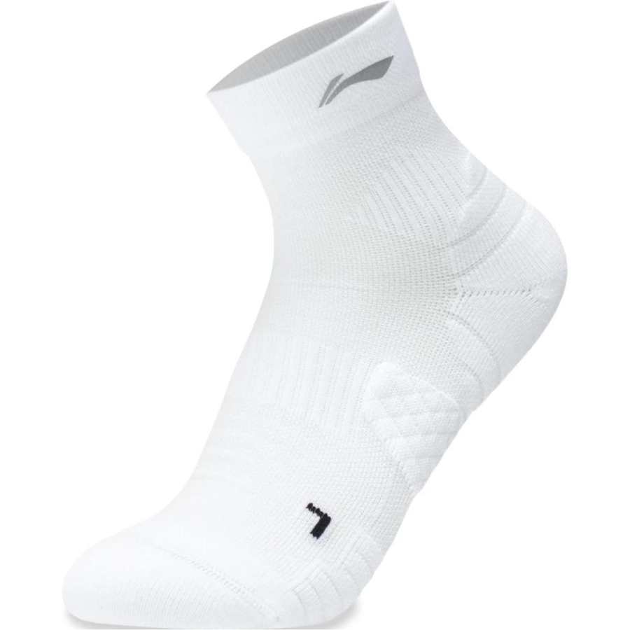 Li-Ning Li Ning Running Collection Running Socks Unisex 1 Pack White
