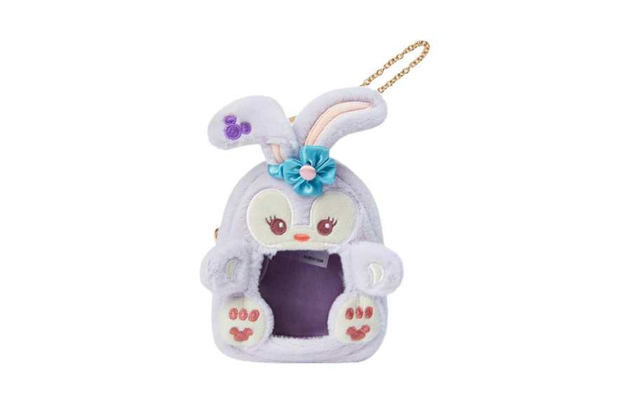 Disney Disney Polyester Key Ring Wallet Women's Light Purple