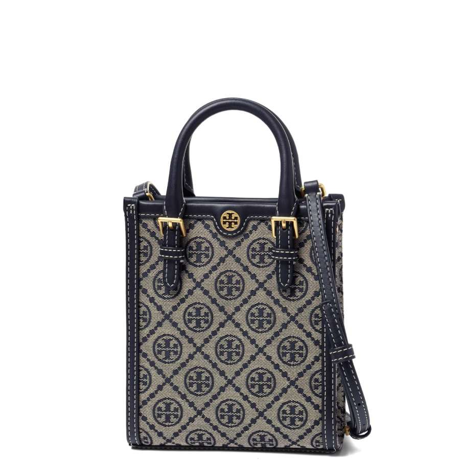 TORY BURCH TORY BURCH Tory Burch T Monogram Fabric With Leather