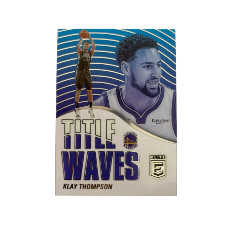 PANINI 2022 Elite Warriors Klay Thompson Film Insert Card Water Brothers Player Card Product Access Sports Cards 1 Pc