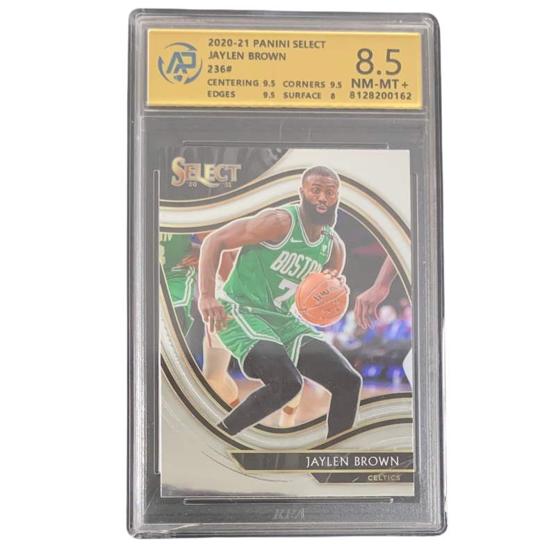 PANINI PANINI 2021 Select Jaylen Brown, Celtics, Tier 3, 8.5 Rating Graded Cards 1 Pc