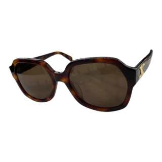 CELINE Square Sunglasses Women's Tortoiseshell