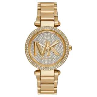 MICHAEL KORS Wrist Watches Quartz Movement Stainless Steel Strap 39mm Gold Dial Women's Watch 50m Waterproof