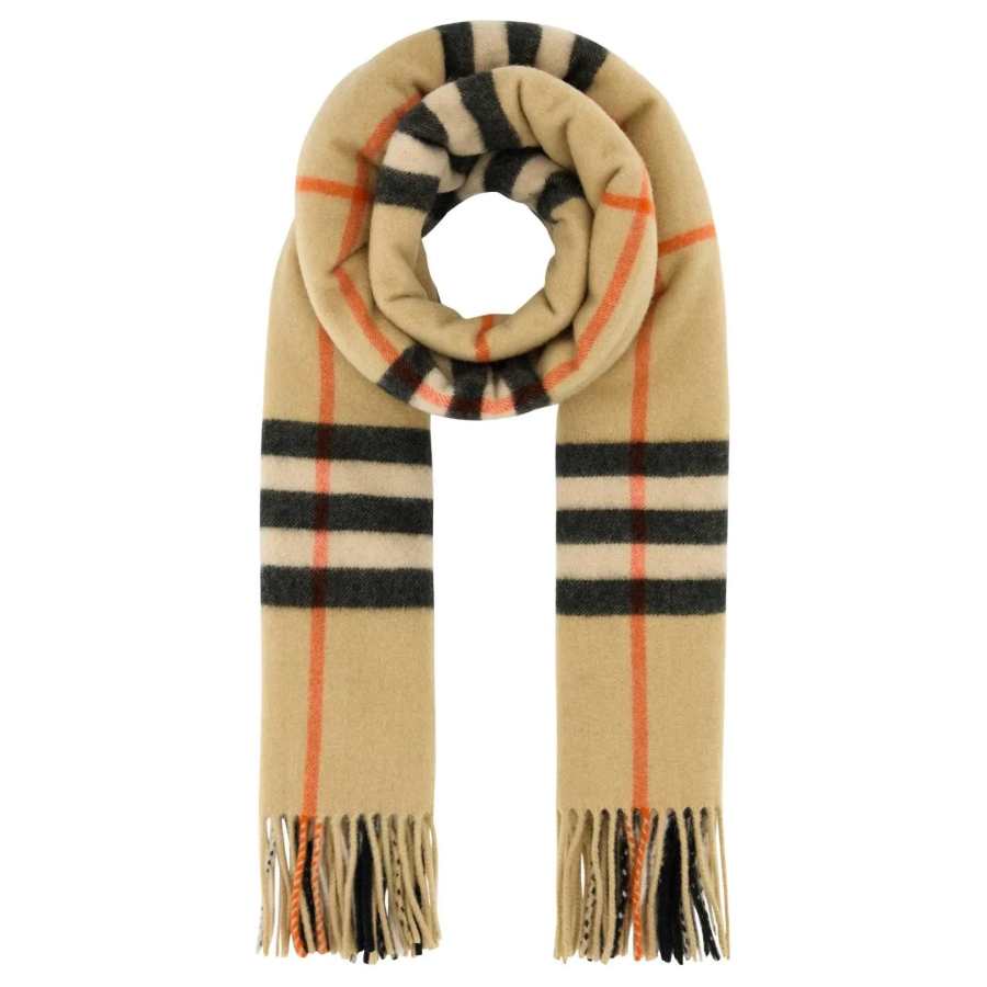 Burberry Burberry Checked Fringed Edge Scarf