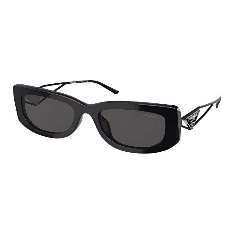 PRADA Prada triangle-plaque square-frame sunglasses