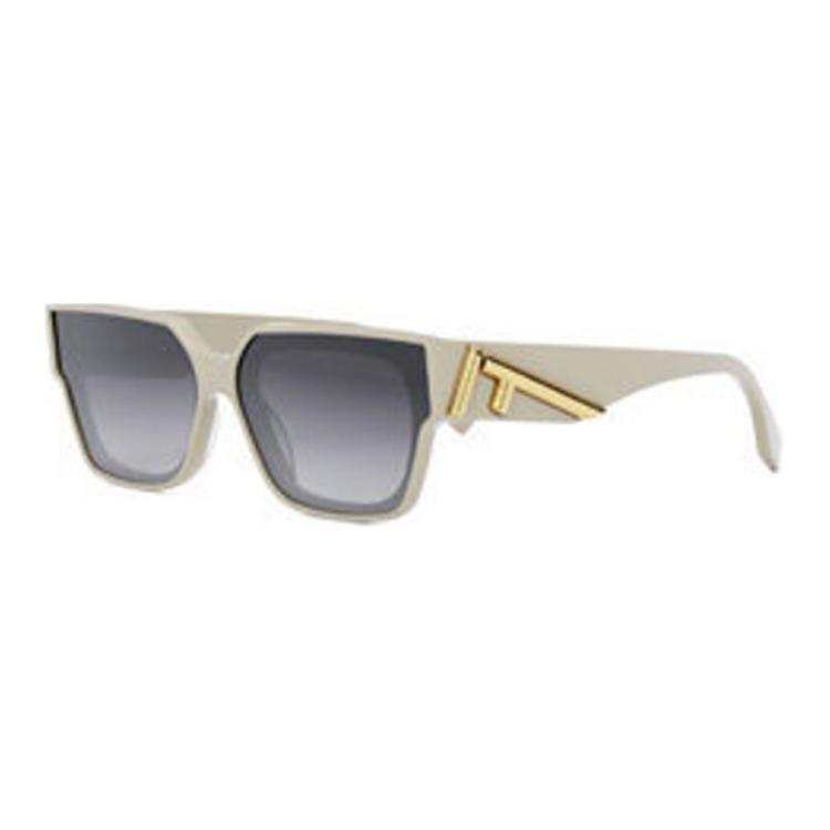 FENDI Square Sunglasses Women's White