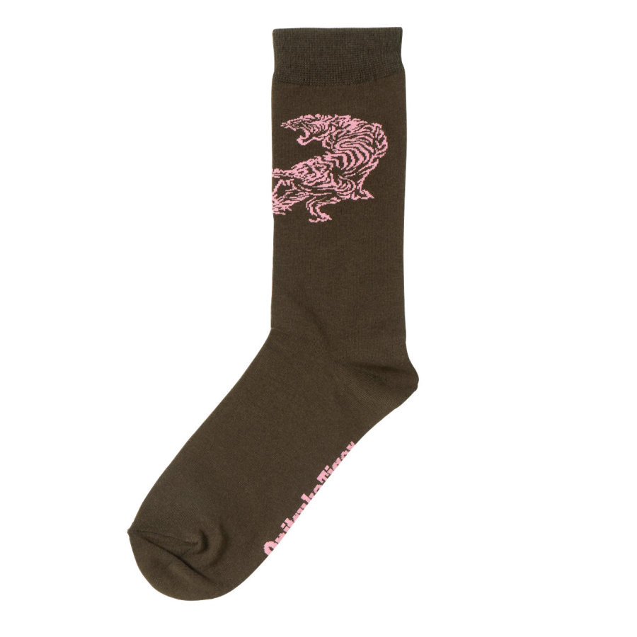 Onitsuka Tiger Onitsuka Tiger Crew Socks Unisex 1 Pack Brown