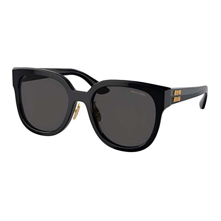 MIU MIU MIU MIU Irregular Shape Sunglasses Women's Black