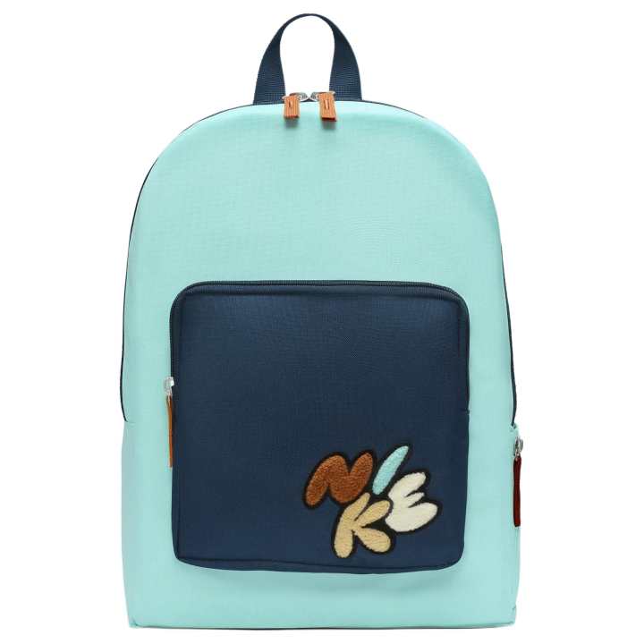 Nike Nike Polyester Backpack Regular Men's Frost Green & Arsenal Marine Blue & Black