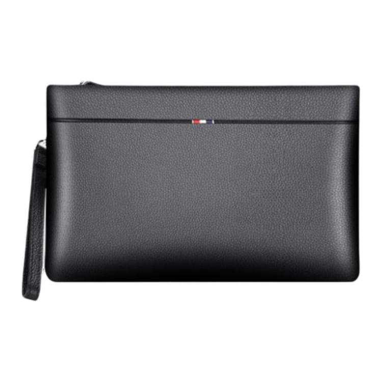 SEPTWOLVES SEPTWOLVES Cow Leather Clutch Men's Black