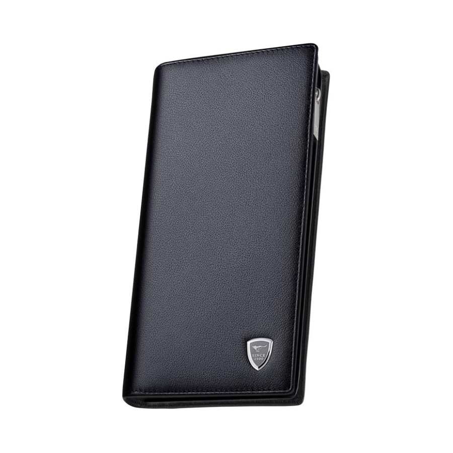 SEPTWOLVES Business Cow Leather Wallet Men's Black/Coffee/Red Brown