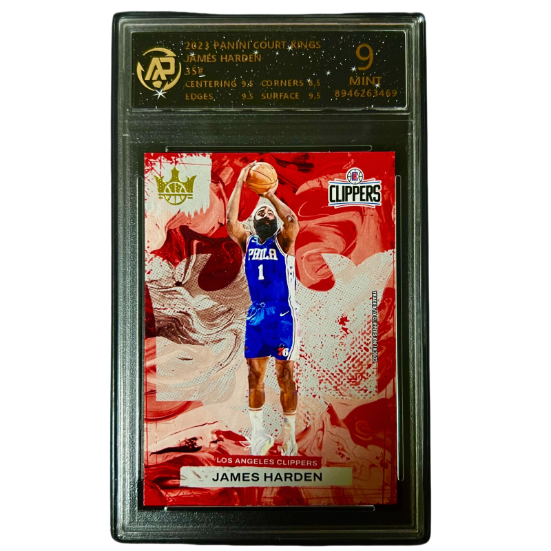 PANINI James Harden Clippers Team Beard Star Card, Large Area Oil Paintings Scale Shooting Pose Special Edition Card