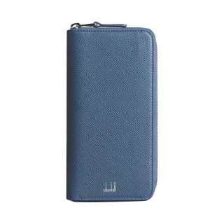 Dunhill Cow Leather Wallet Men's Cornflower Blue