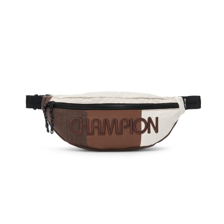 Champion Fabric Fanny Pack Regular Unisex Dark Blue/Yellow Brown/Dark Gray