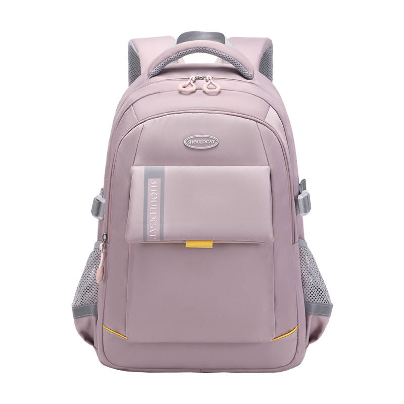 Shouldcat Polyester Backpack Regular Women's Dusty Pink/Black