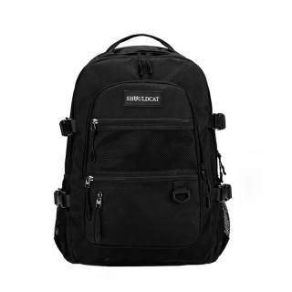 Shouldcat Polyester Backpack Women's Black