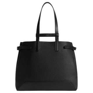 Dunhill Full grain Calf Leather Tote Bag, Shopping Bag, Handbag Men's Black