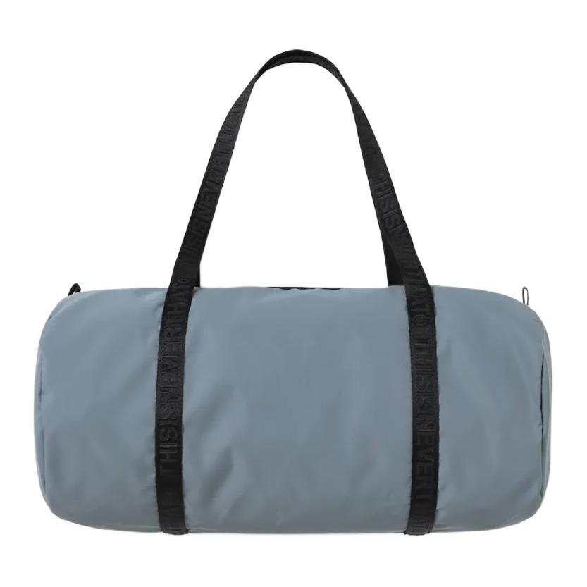 Thisisneverthat Nylon Travel Bag Unisex Blue Gray