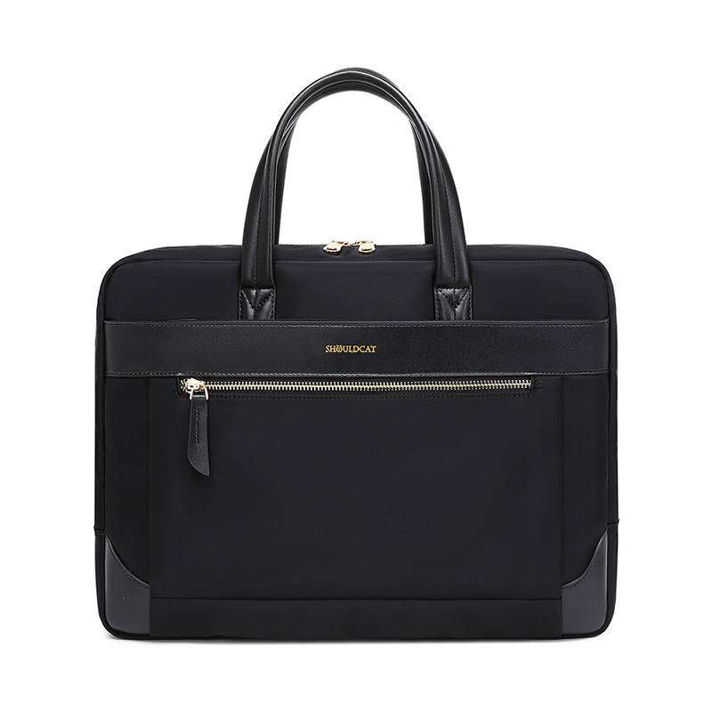 Shouldcat Nylon Laptop Bag Regular Unisex Black