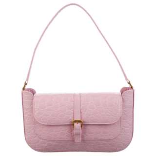By Far Miranda Cow Leather With Leather Handbag, Shoulder Bag Women's Pink