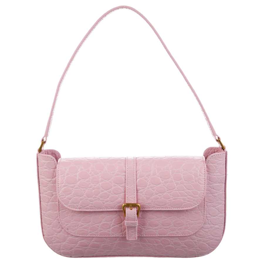 By Far Miranda Cow Leather With Leather Handbag, Shoulder Bag Women's Pink