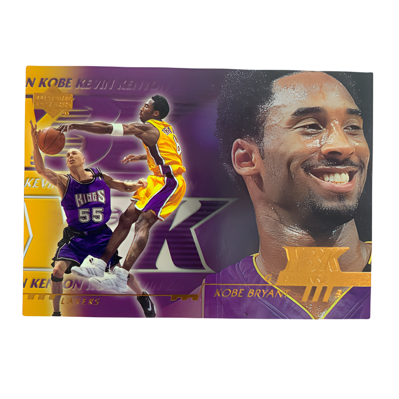 UPPER D.E.C.K UPPER DECK 2000 KobeBryant, Bryant, Lakers, Black Mamba, Block Teka, Classic Pick Star Card Pass Sports Cards 1 Pc