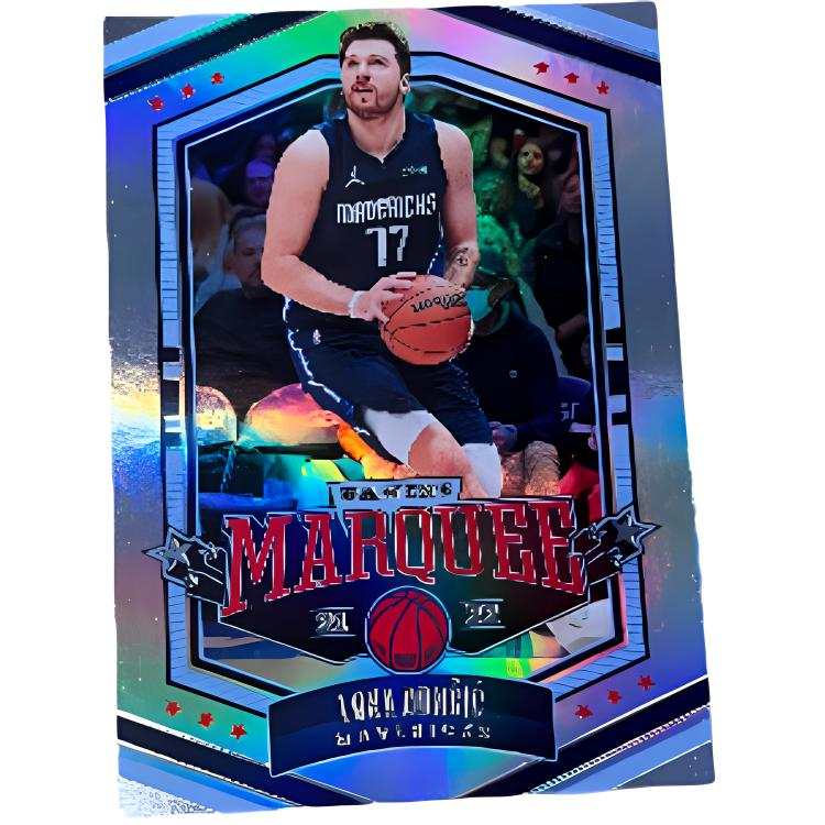 PANINI Luka Doncic Chronicle, Ma Que Collection 2021 2022 Season, Silver Fold, Star Cards, Card Collection Pass