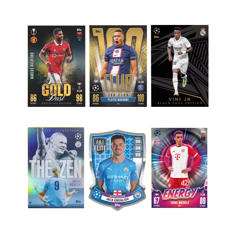 Topps Match Attax UEFA Champions League Soccer Ball Battle Cards 24 Bags/Box