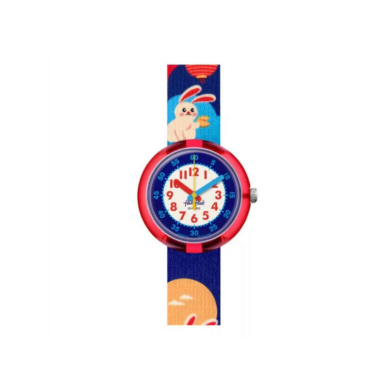 SWATCH Unisex Flik Flak Feifei Series White Watch ZFPNP134-1