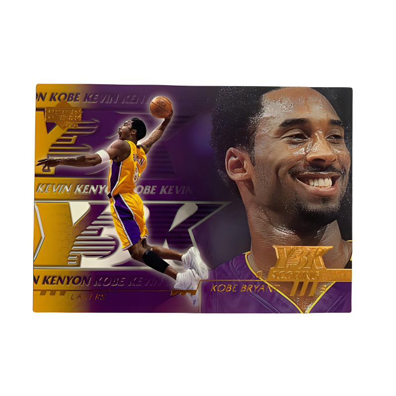 UPPER D.E.C.K UPPER DECK 2000 Kobe Bryant, Bryant, Lakers, Black Mamba Dunk Special Card, Classic Selection Player Card, Card Pass