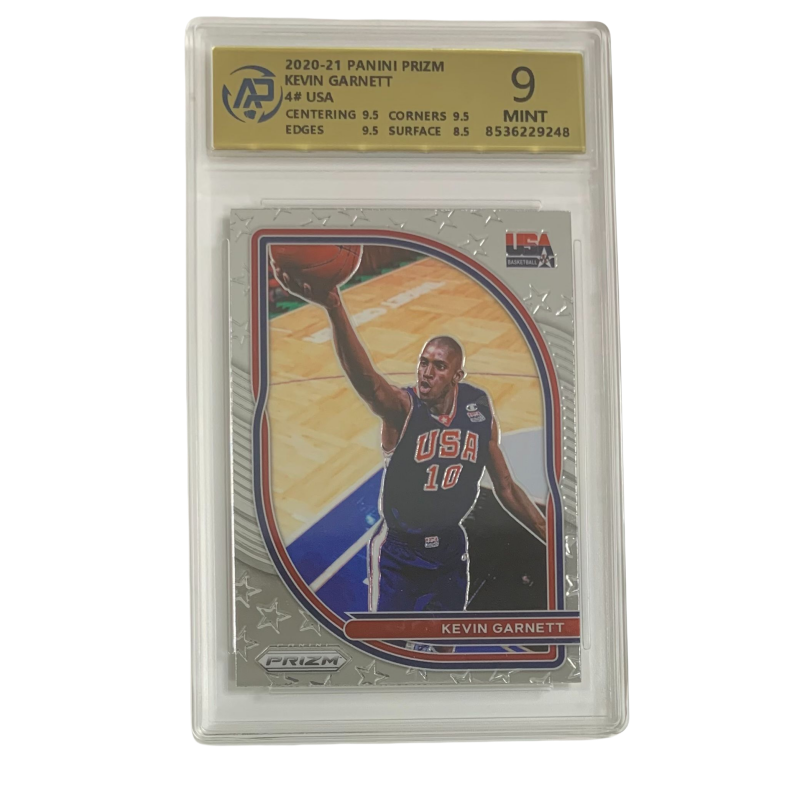 PANINI 2020 21 Wolf King, Garnett, Timberwolves, Fearless USA Special Edition 9 Point Star Card, Card Condition Pass