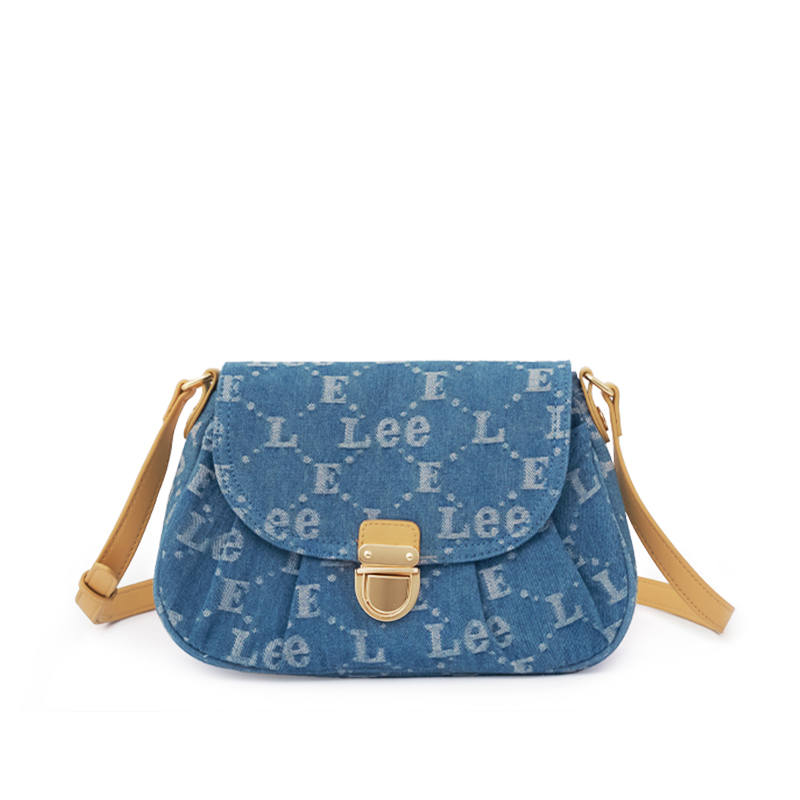 Lee Fabric Crossbody Bag, Shoulder Bag Medium Women's Denim Blue