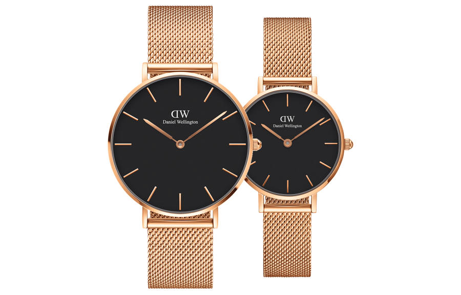 DW/DanielWellington Daniel Wellington DanielWellington Watch Wrist Watches Quartz Movement Black Dial Unisex