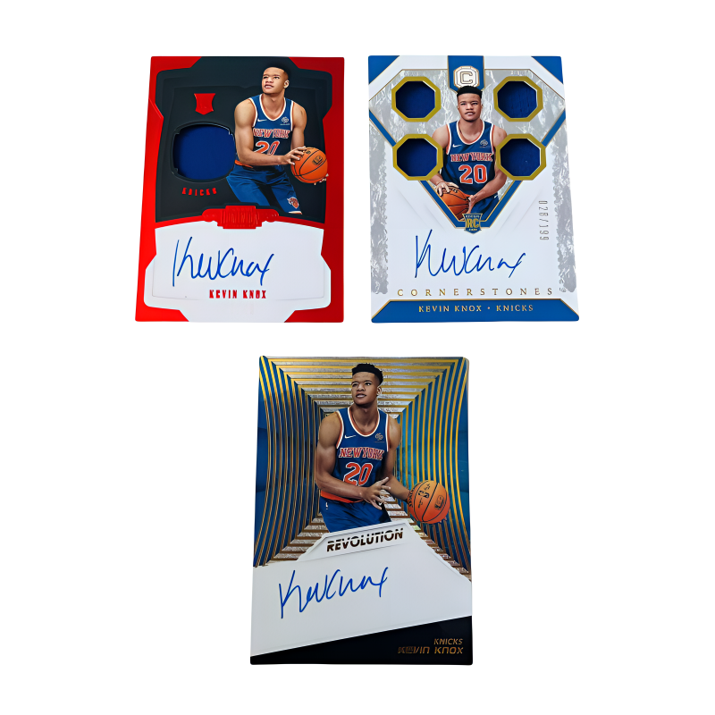 PANINI Kevin Knox 18 19 Knicks, Rising Stars RC Signature, Material, Basketball Card, Card Product Access Sports Cards