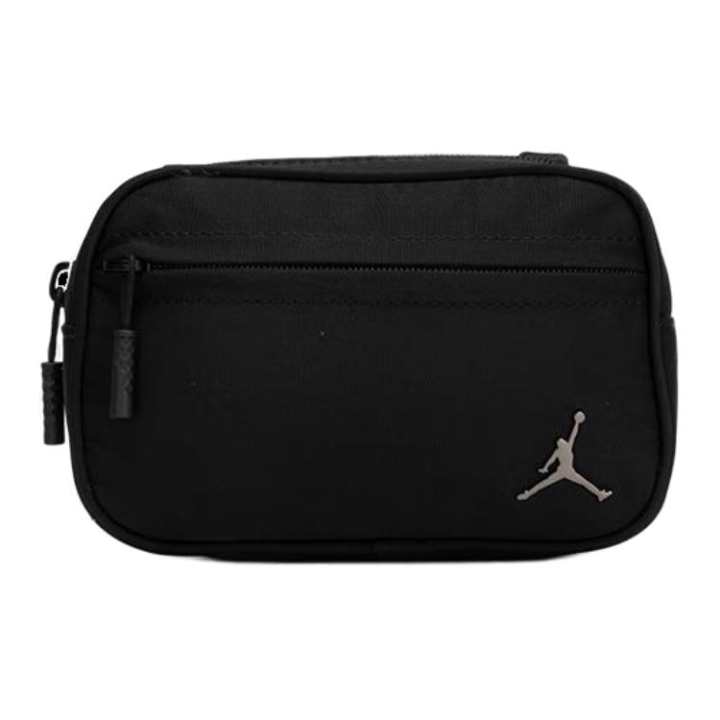 Jordan Jordan Zip Closure Polyamide Shoulder Bag, Crossbody Bag Regular Women's Black