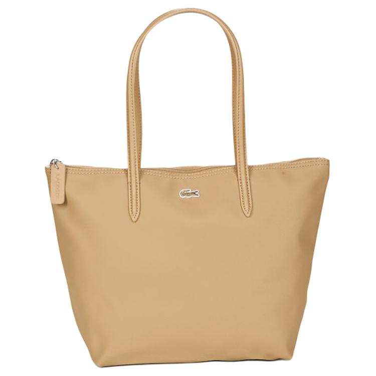 LACOSTE Artificial Leather Shoulder Bag Regular Women's Beige