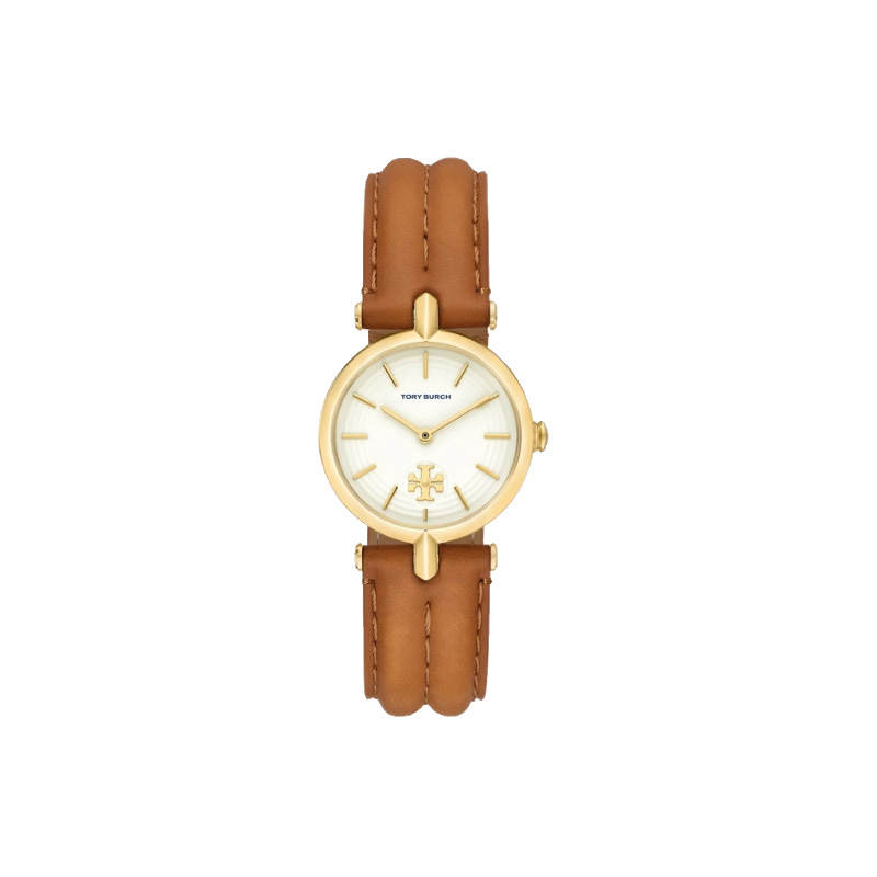 TORY BURCH Wrist Watches Quartz Movement Leather Strap 30mm White Dial Women's Watch 30m Water Resistant