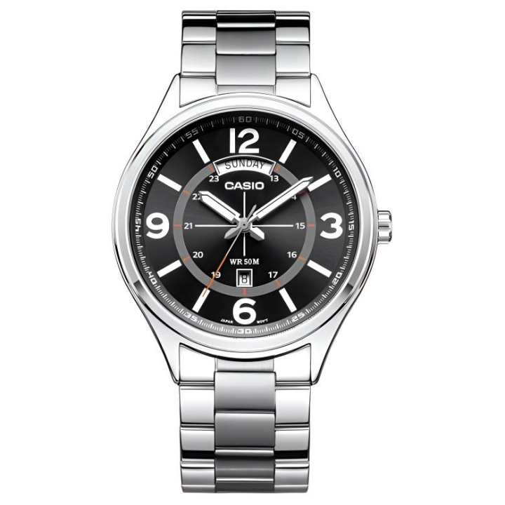 CASIO CASIO Men Standard Series Black Watch MTP-E129D-1A