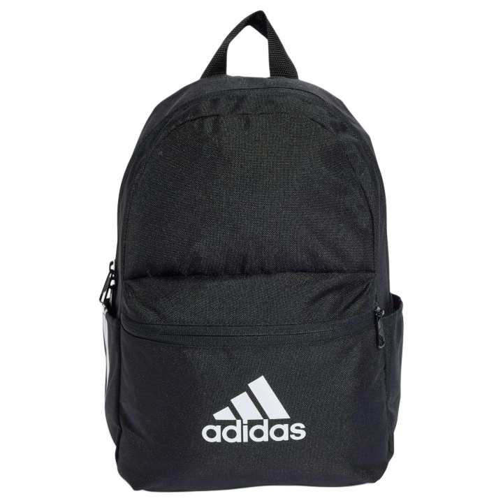 Adidas Adidas Recycled Polyester Plain Weave Fabric Backpack Unisex Black