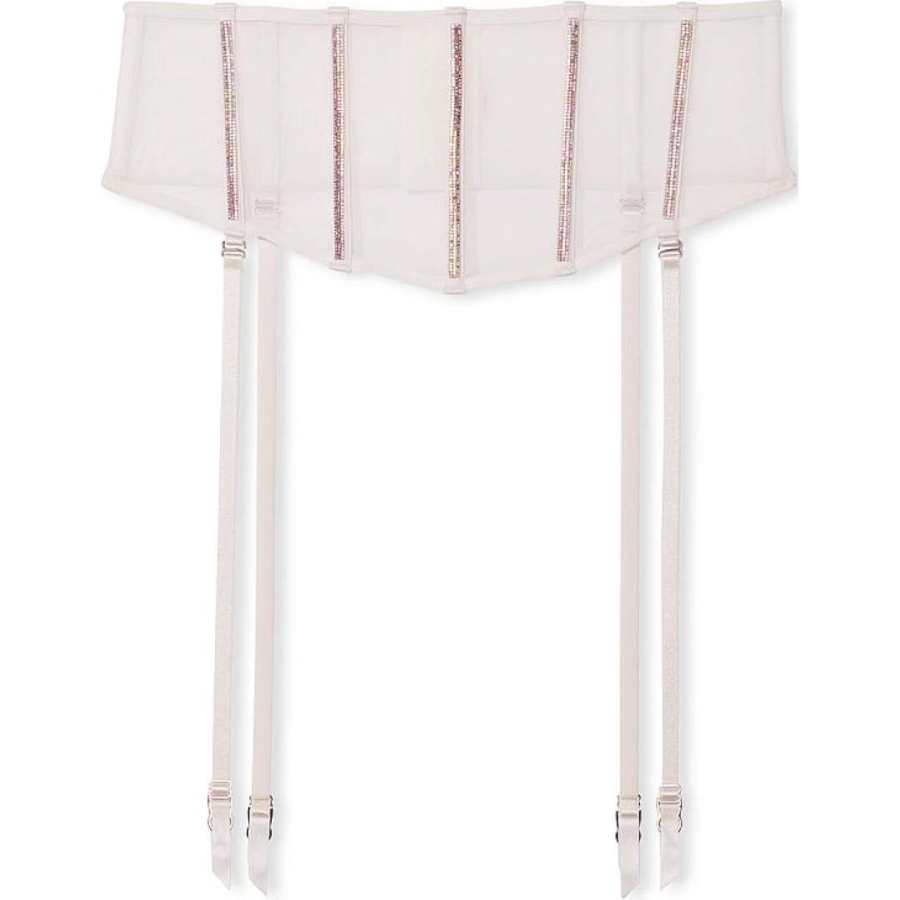 Victoria's Secret Fashion Show Collection VERY SEXY Underwear Accessory Women's Coconut White