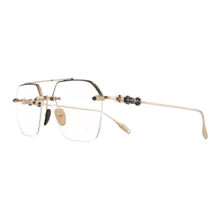 Chrome Hearts Chrome Hearts Aviator Eyeglass Frames Unisex Multicolor