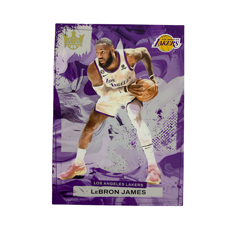 PANINI 2023 24 Oil Painting, Lakers, LeBron James, Purple Edition, Basketball Card, Card Product Access Sports Cards