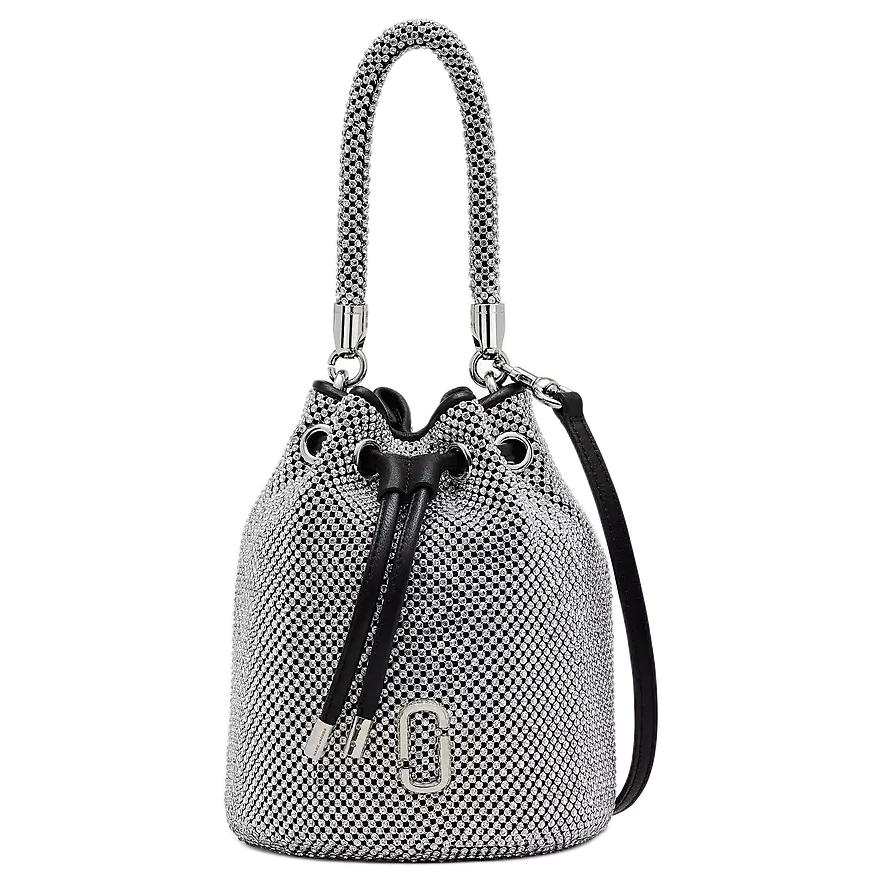 MARC JACOBS MARC JACOBS The Rhinestone Drawstring Mini Bucket Bag