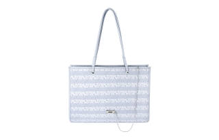 OMTO Canvas Shoulder Bag Women's Haze Blue