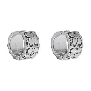 COACH Metal Earrings Women's Silver