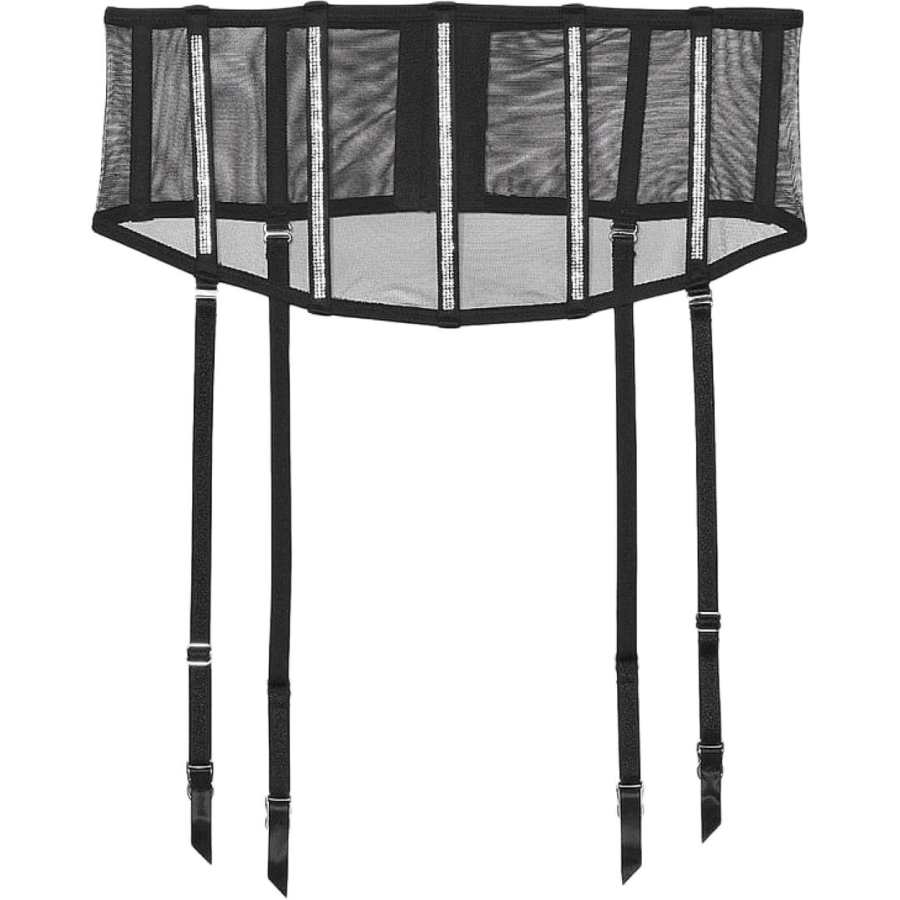 Victoria's Secret Fashion Show Collection VERY SEXY Underwear Accessory Women's Obsidian